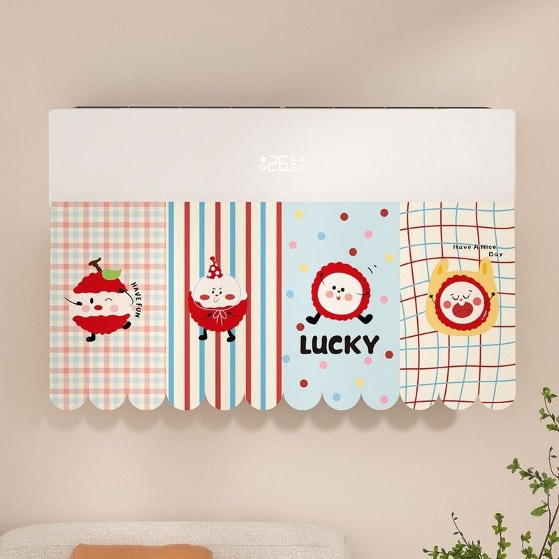 Wall Mounted Air Conditioner Guide Cover Air Conditioner Vent Cover Study Room