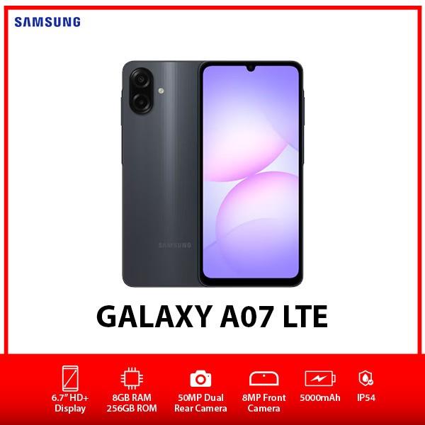 Samsung Galaxy A07 Lte 8gb+256gb Black Dual Sim Unlocked Android Smartphone Au