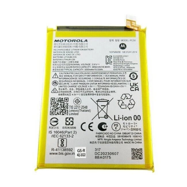 ✨ Genuine Motorola Moto E14 G14 G54 ... Pc50 Battery Replacement