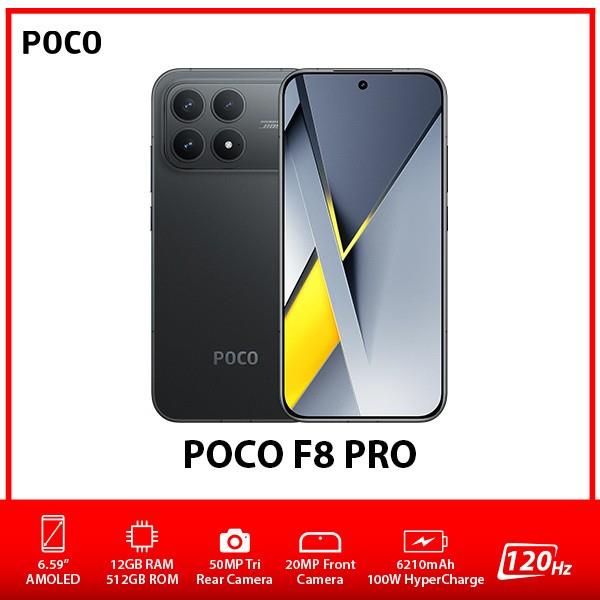 Xiaomi Poco F8 Pro 5g Dual Sim Unlocked Android Mobile Phone - Black/12gb+512gb