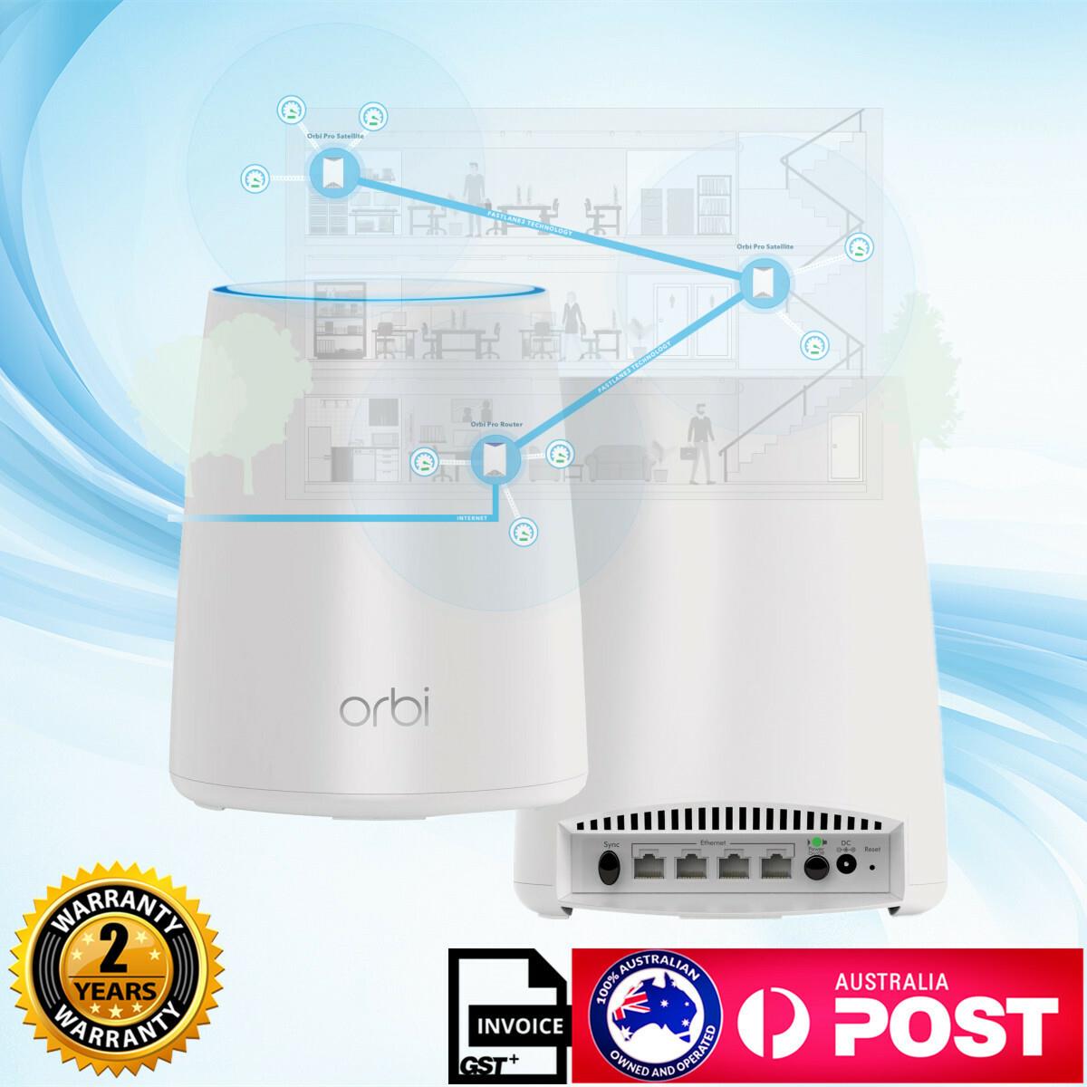 Netgear Orbi Rbk40 Rbs40 Rbr40 Ac2200 Whole Home Mesh System Router