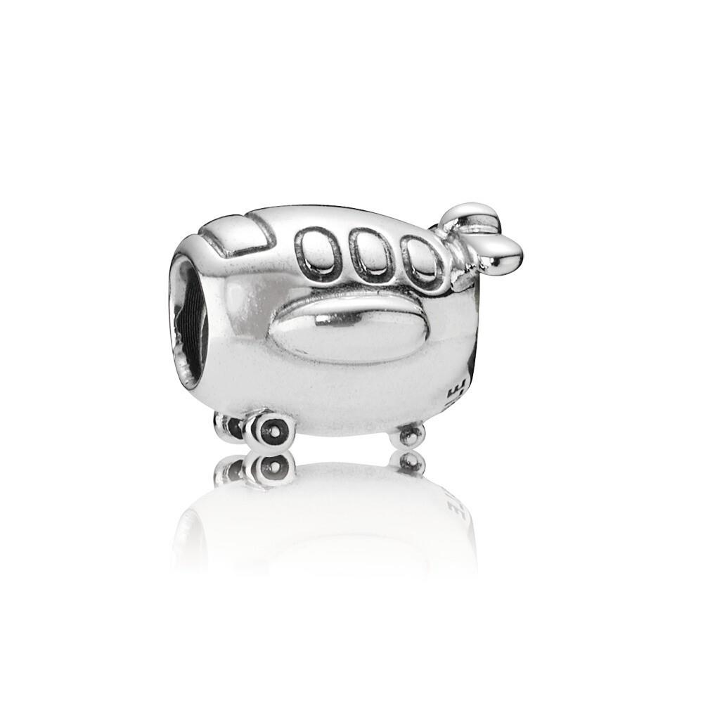 Authentic Pandora Airplane Charm 790561 Sterling Silver Airplane