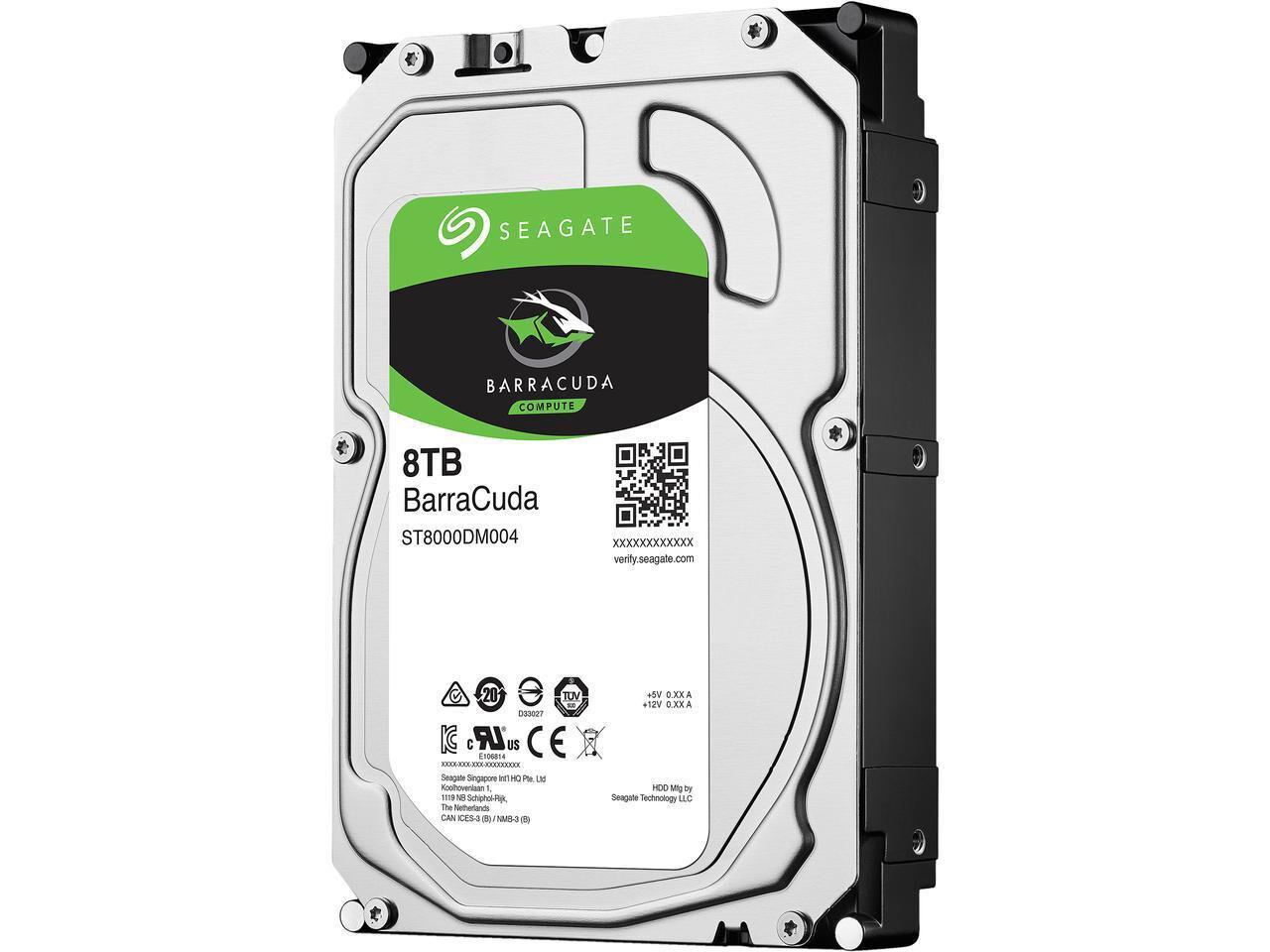 8tb Barracuda 3.5-inch Sata Internal Desktop Hard Drive, 5400rpm Sata3