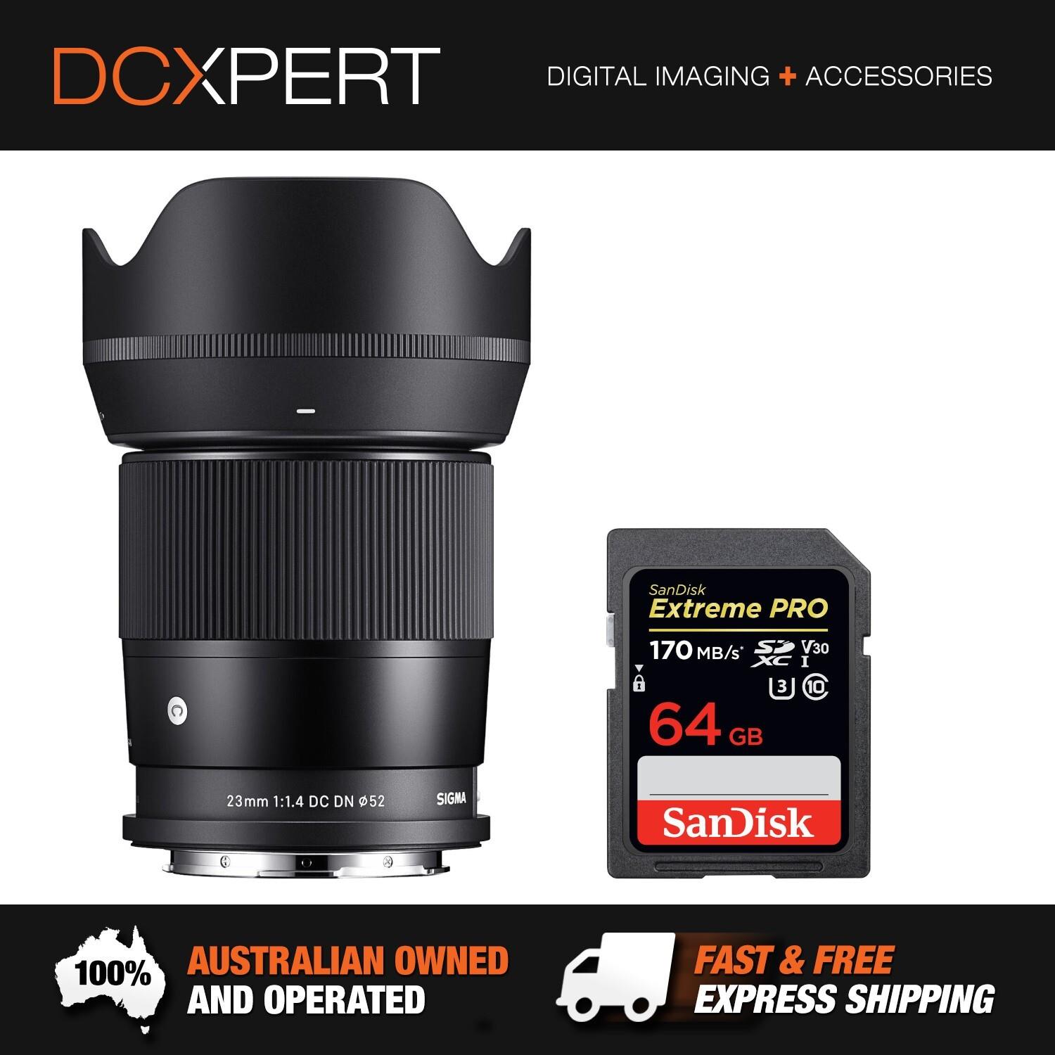 Sigma 23mm F/1.4 Dc Dn Contemporary Lens For L-mount (4348969)