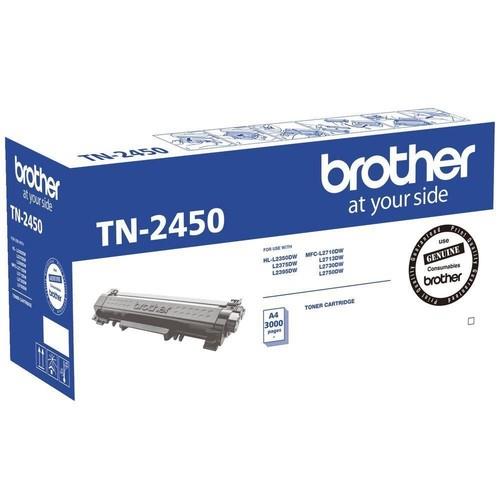 Genuine Brother Tn-2450 Black Toner For Hl L2350dw L2375dw L2395dw Mfc L2710dw