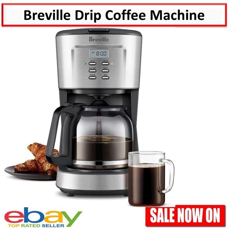 Breville Drip Coffee Machine Electric Espresso Coffee Machine 12 Cup 1000w Aroma