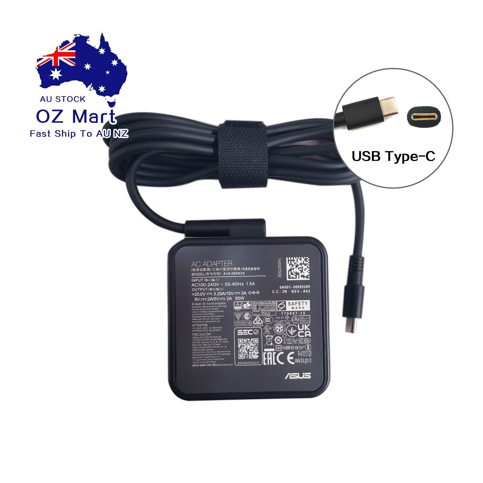 Genuine 65w Usb Type-c Ac Adapter Charger Asus Zenbook Duo 14 Ux482ea Ux482eg