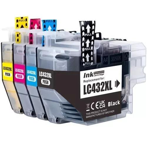 Generic Lc-432xl Lc432 Ink For Brother Mfc-j6740dw Mfc-j6940dw J5340 J5740