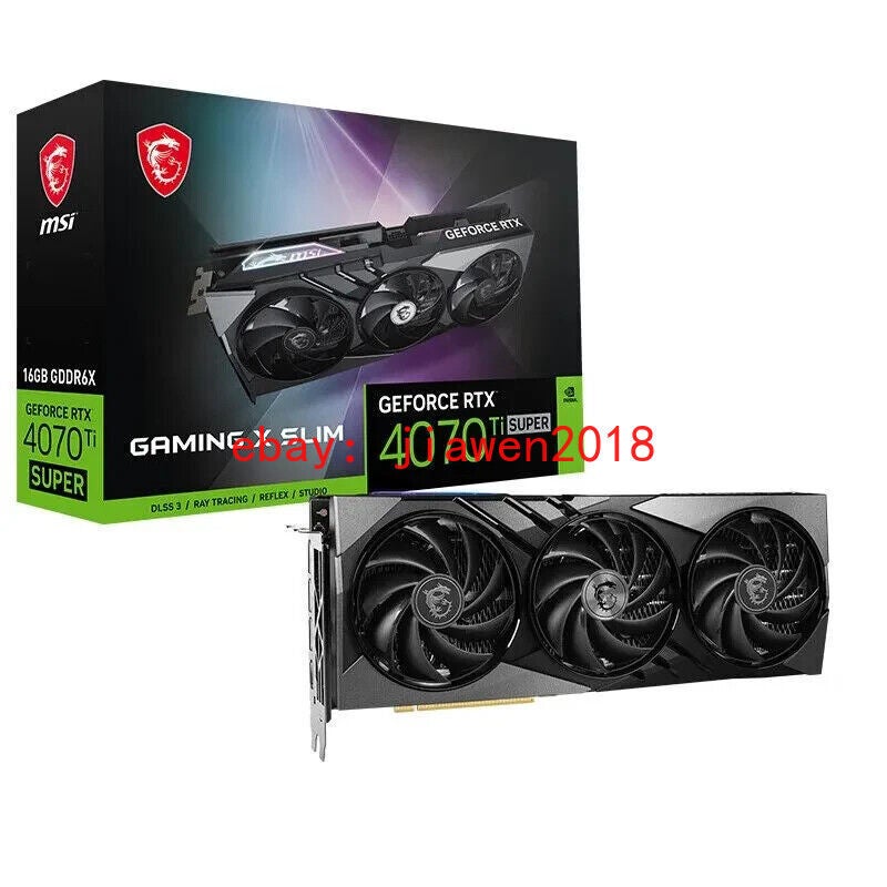 Msi Rtx 4070ti Super 16gb Gaming X Slim Gddr6x Graphics Card