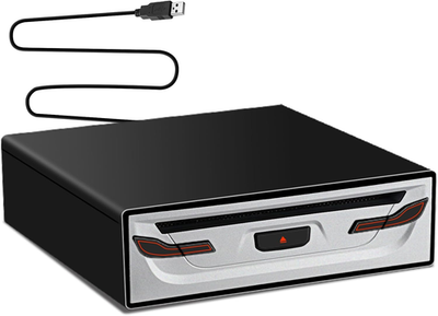 Car Stereo External Car Universal Cd Player Usb Connection Portable Cd Player...