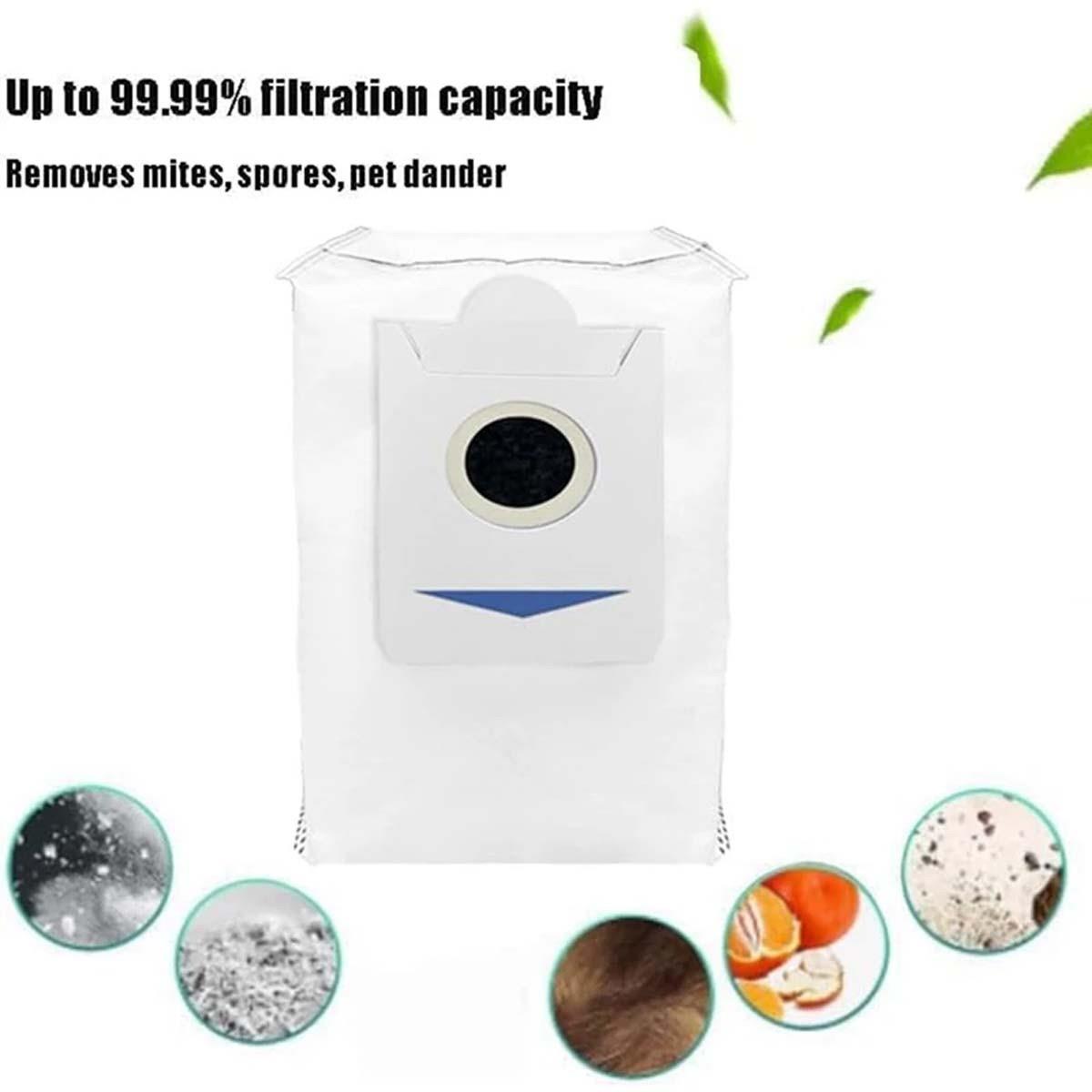 For Ecovacs Deebot X5 Omni X5 Pro X2 Omni X2 Pro Replacement Dust Bags 12pack