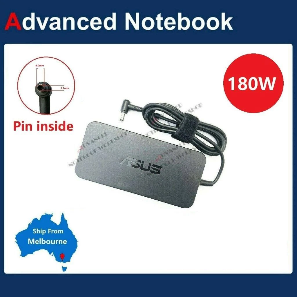 Genuine 180w Power Adapter Charger For Asus Rog Zephyrus G14 G15 Gaming With Pin
