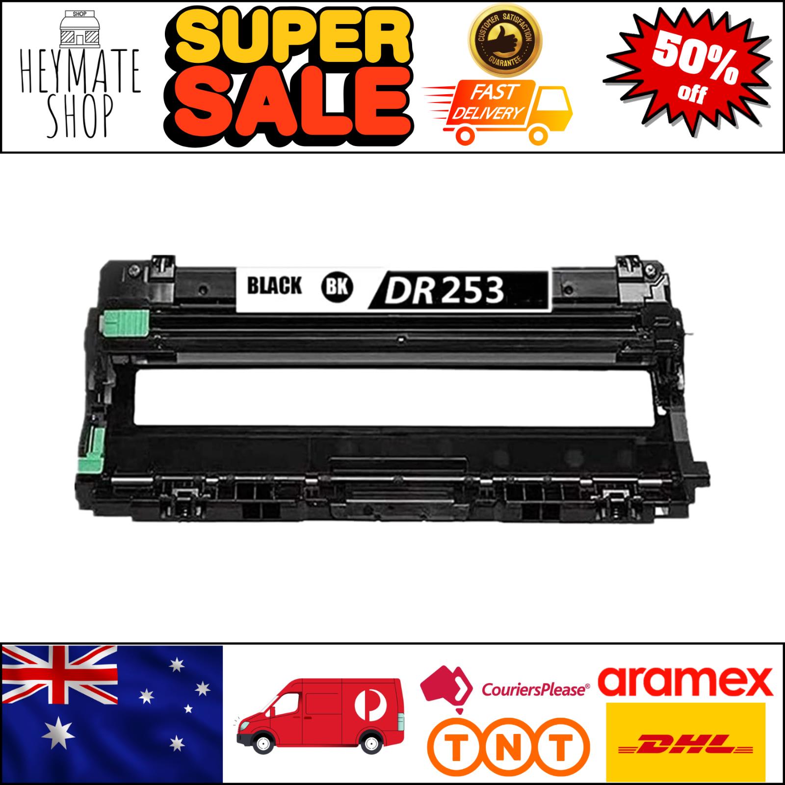 Dr253 Black Drum Unit For Brother Mfc-l3745cdw L3750cdw L3770cdw Printer