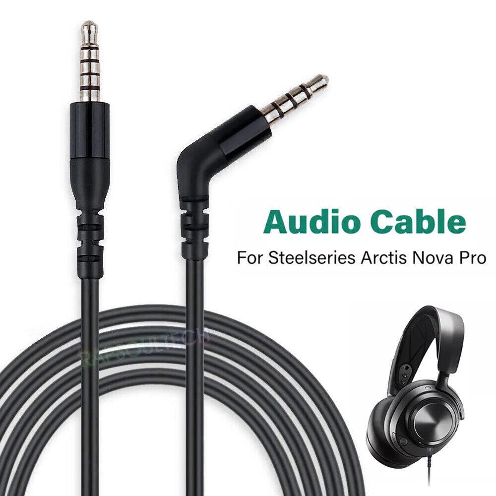 3.5mm Audio Cable 5ft For Steelseries Arctis Nova Pro Wireless Gaming Headset