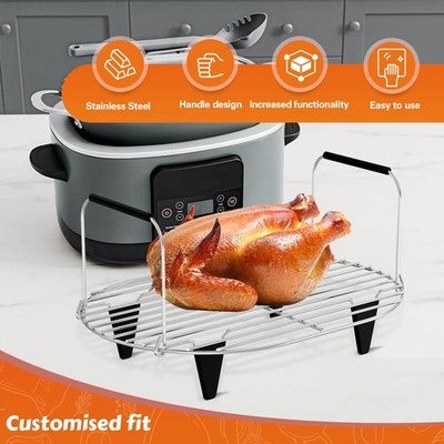Steam And Roast Rack For Mc1000 Series Slow Cooker Stainless Steel Slow Tetqt