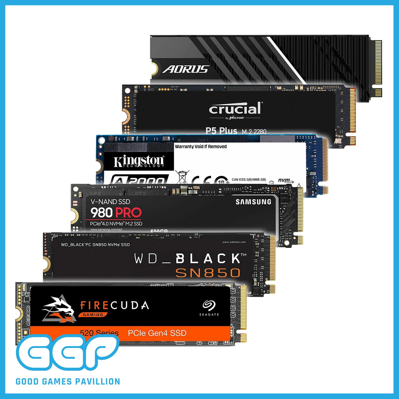 Samsung Wd Crucial Kingston Seagate 4tb 2tb 1tb M.2 Ssd Nvme Pcie 990 Pro 980