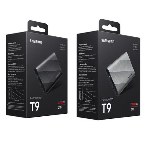 Samsung T9 4tb 2tb 1tb Usb 3.2 2x2 External Solid State Drive Portable Ssd
