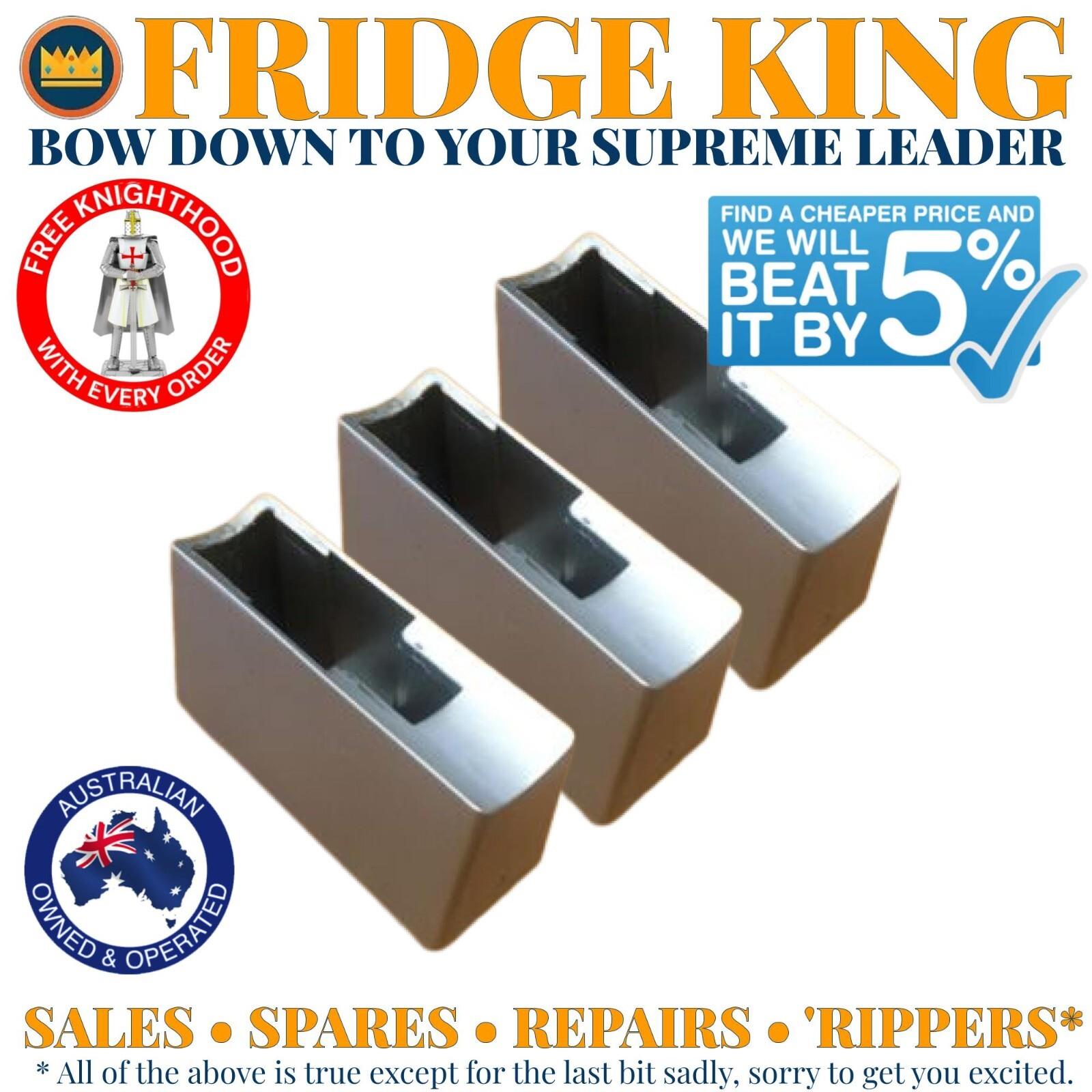 1450206k Westinghouse Fridge Freezer 3 Pack Silver Door Handle