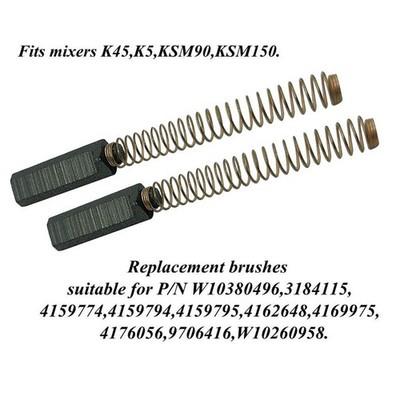 Carbon Motor Brushes, Compatible With Kitchen-aid 4.5qt And 5qt Stand Mixers,