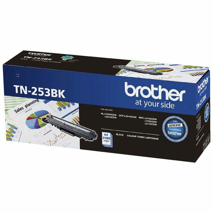 Brother Tn253 Black Laser Toner Cartridge Tn-253bk Hl L3230cdw Mfc L3750cdw 3770