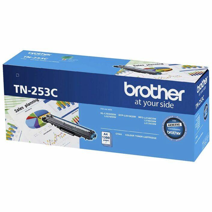 Brother Tn253 Cyan Laser Toner Cartridge Tn-253c Hl L3270cdw Mfc L3745cdw 3770