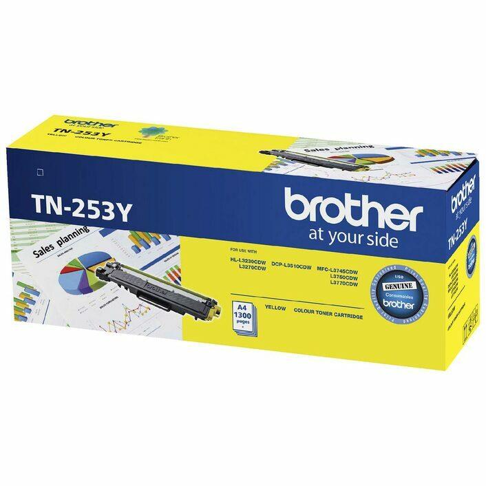 Brother Tn253 Yellow Laser Toner Cartridge Tn-253y Mfc L3745cdw L3770cdw L3750cd