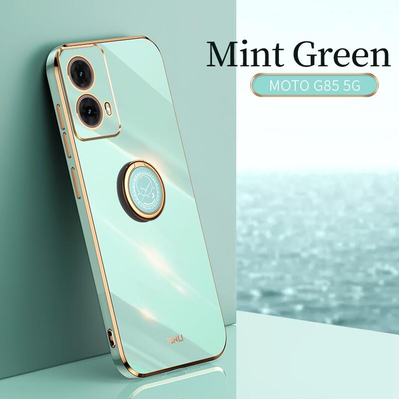 For Motorola Moto G85 5g Luxury Shockproof Plating Border Soft Tpu Jelly Cover