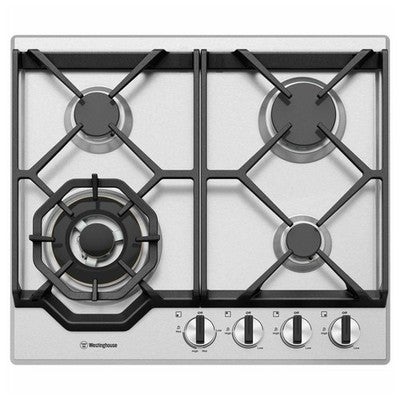 Westinghouse 60cm 4 Burner Gas Cooktop. Whg648sc