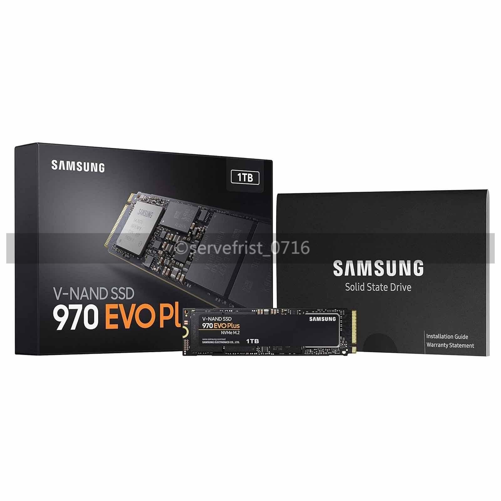 Samsung Ssd 970 Evo Plus Nvme 250gb 500gb 1tb 2tb Internal Solid State Drive Lot