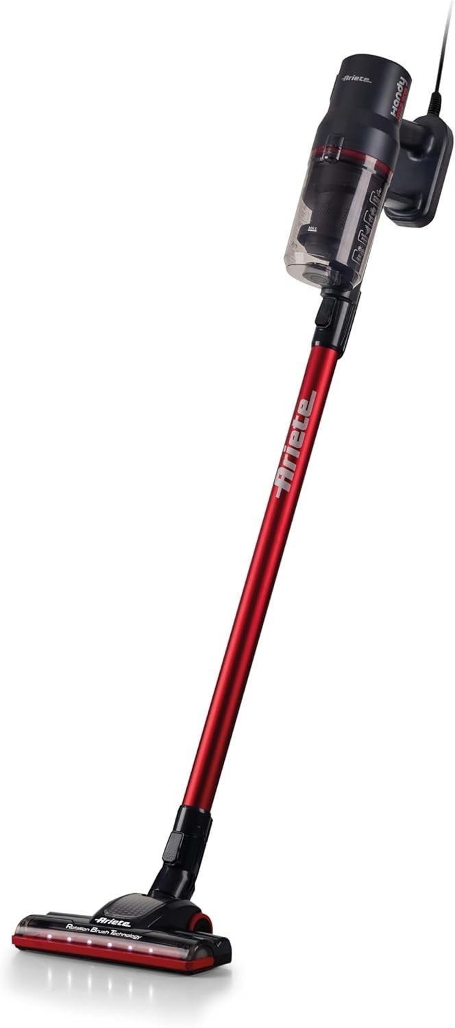 Corded Stick Vacuum Cleaner - Red