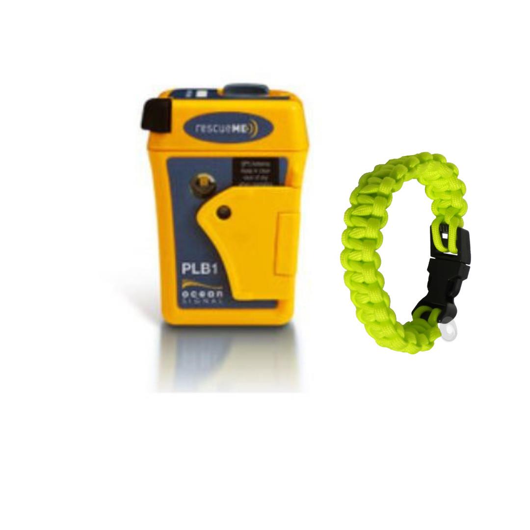 Ocean Signal Rescueme Plb1 Locator Beacon Yellow Paracord-whistle
