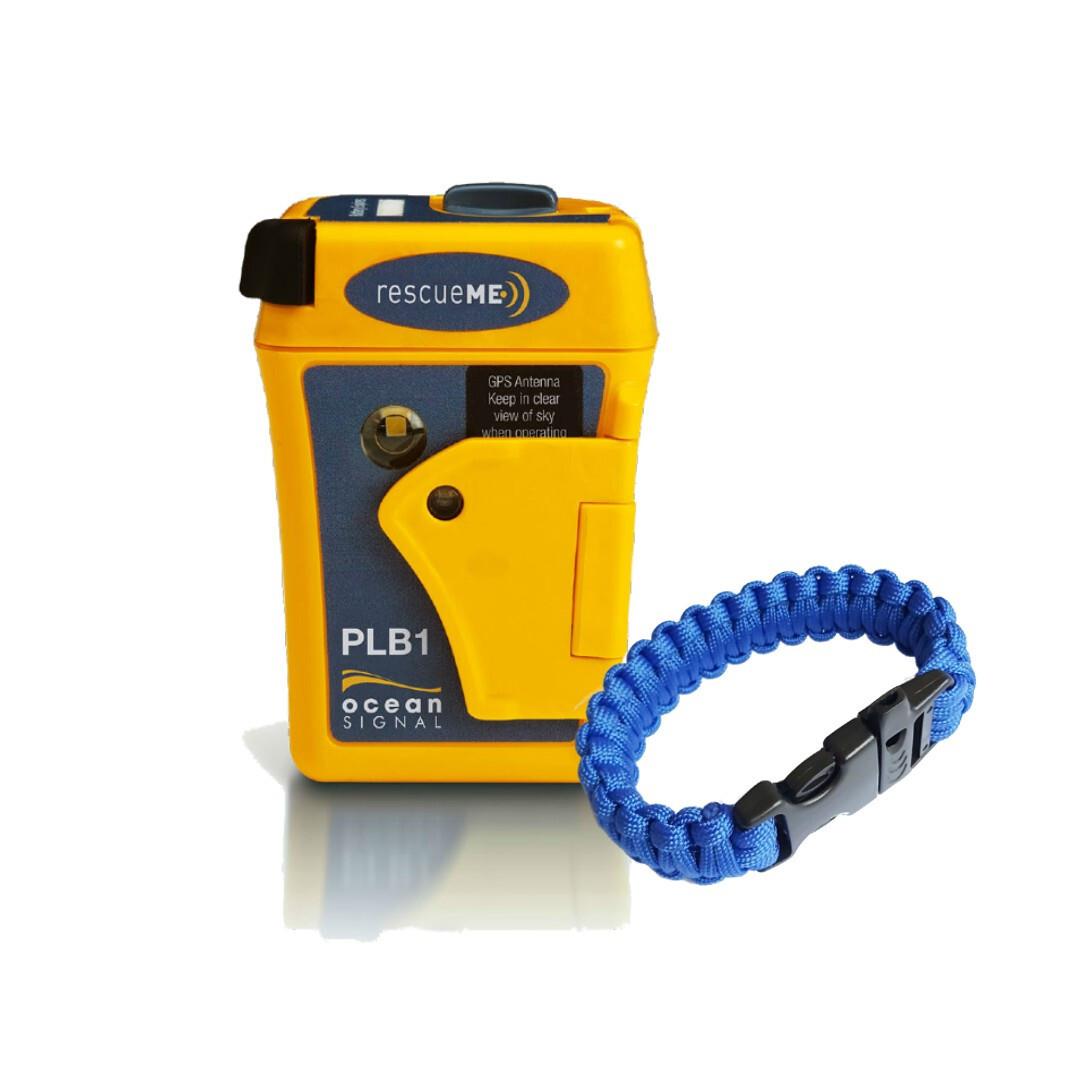 Ocean Signal Rescueme Plb1 Locator Beacon Blue Paracord-whistle