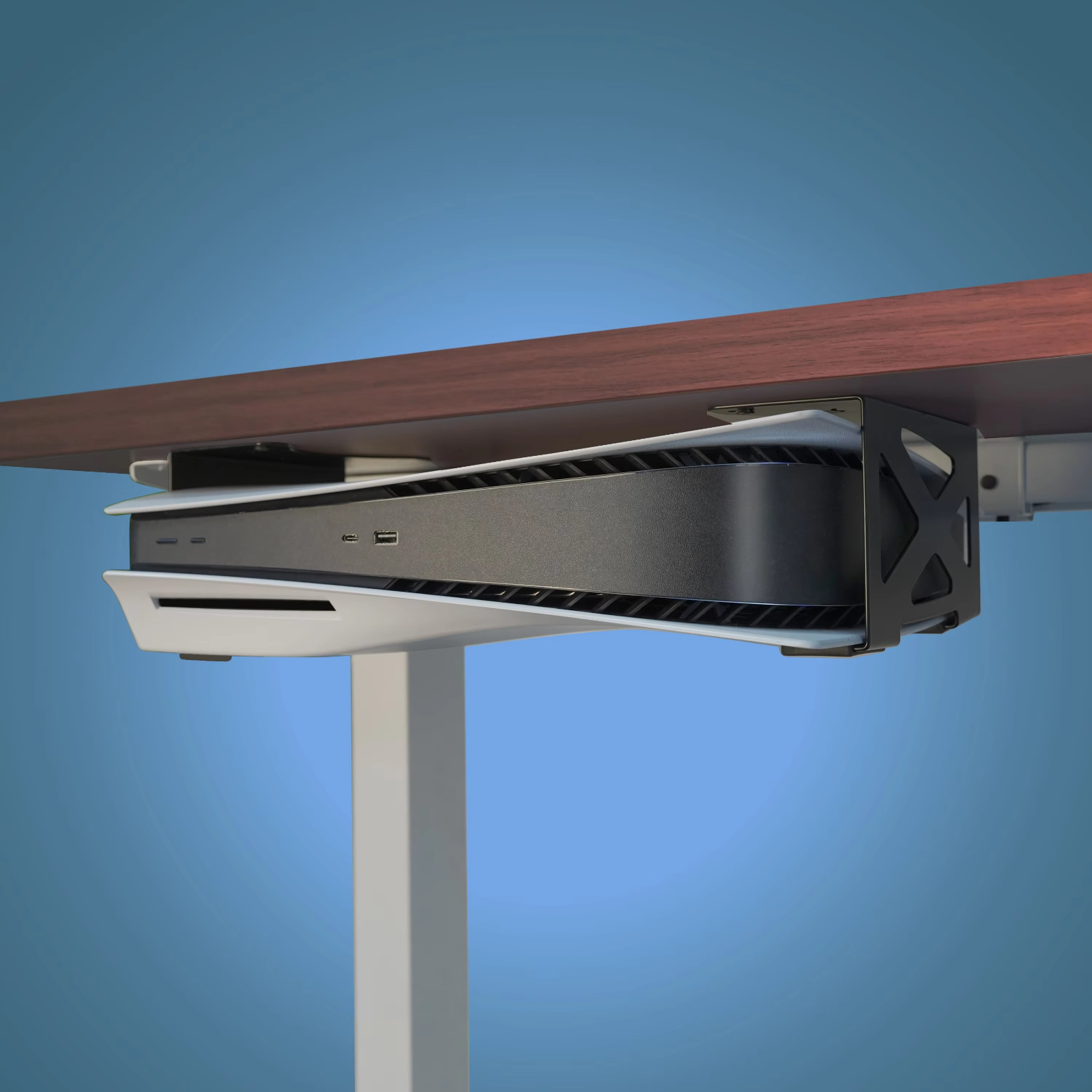 Ps5 Under Desk Mount Holder Stealth Bracket Fits Disc & Digital Consoles