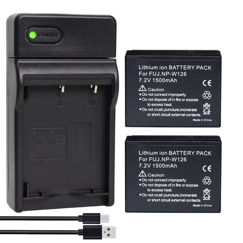 2x Battery +charger For Fuji X-t1 X-s10 X-t50 X-t30 Ii X-t20 X-t10 X-t200 X-t100