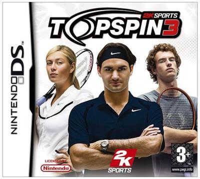 Top Spin 3 Nintendo Nds Ds Lite Dsi Xl Brand