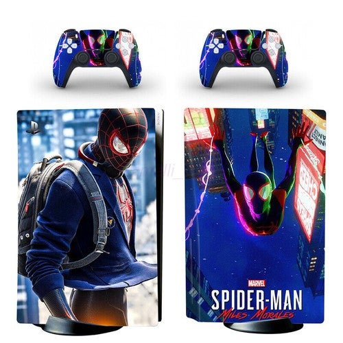 Au Sticker For Ps5 Console Controller Disc Version Miles Morales 13