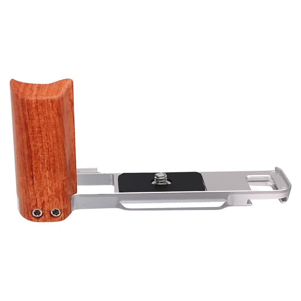 For Fujifilm X-e5 Camera Quick Release Plate Mirrorless Xe5 Solid Wood Handle
