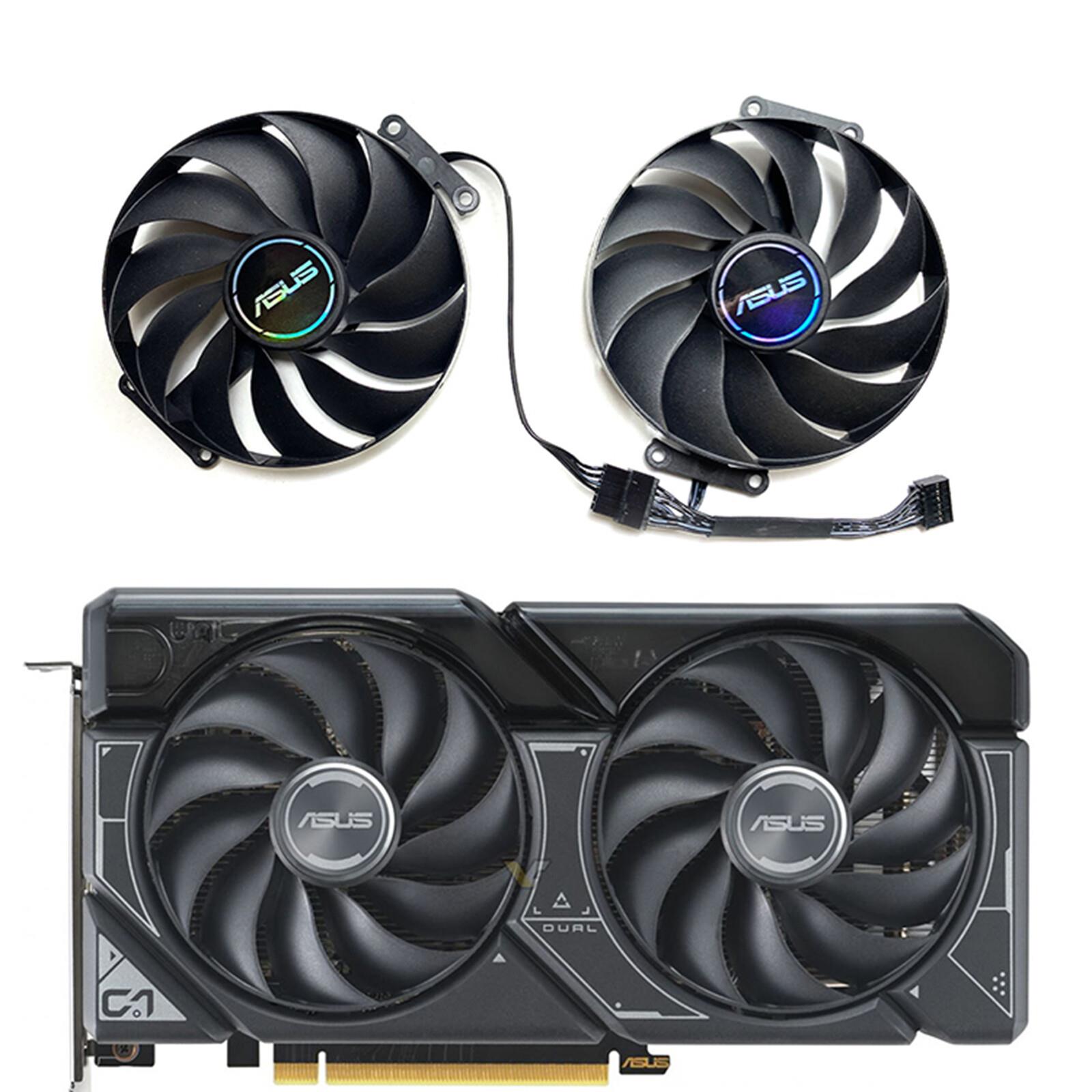 Replacement For Asus Rtx4060 4060ti 4070 Dual Oc Graphics Card Cooling Fans
