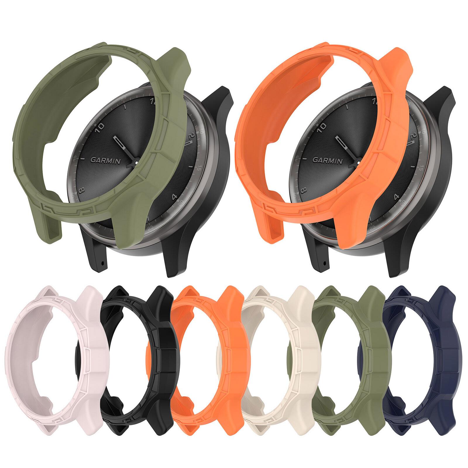 Protective Case Cover Bumper For Garmin Vivomove Trend Smart Watch 44mm Cover