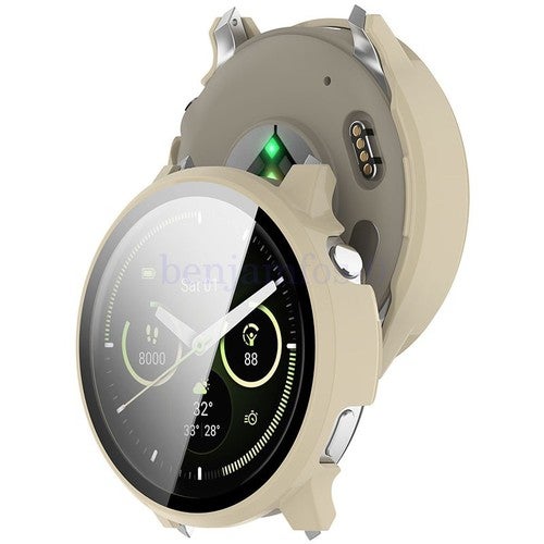 For Garmin Venu 4 Tempered Glass Screen Protector + Pc Protective Case Cover