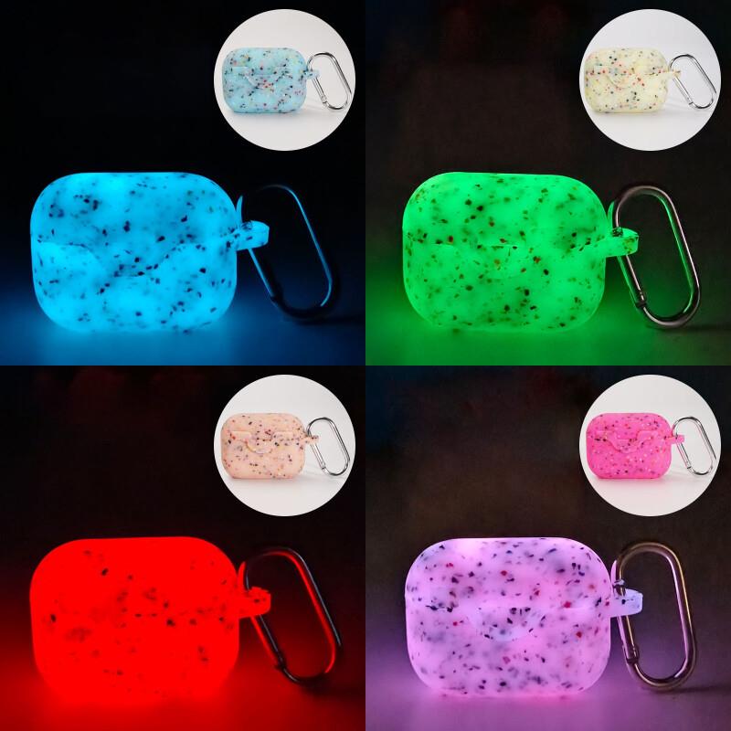 For Apple Airpods Pro 2nd Gen 3 Luminous Shockproof Bluetooth Earphone Case