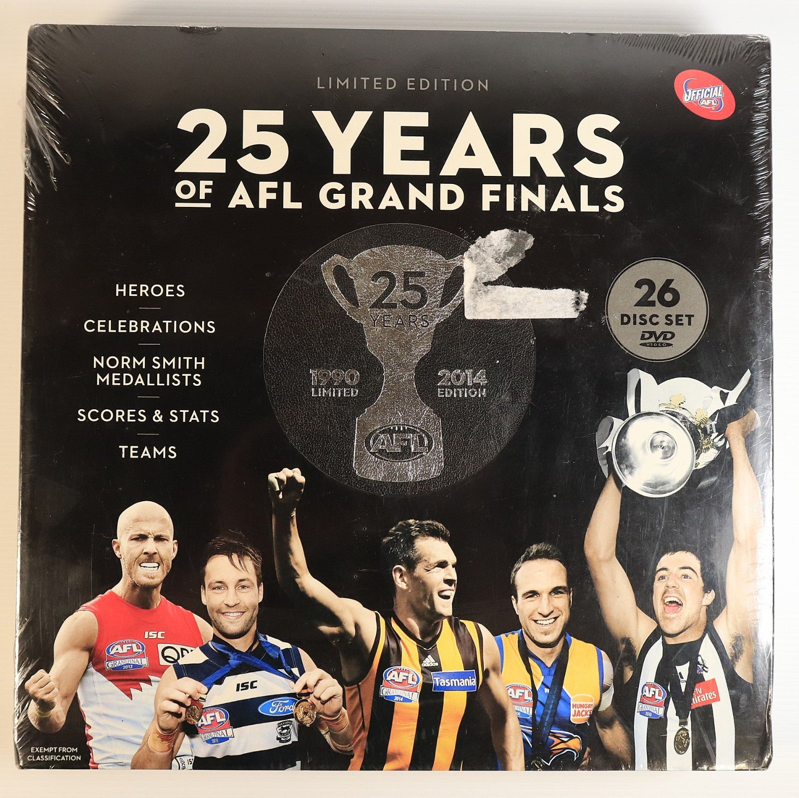 Limited Edition 25 Years Of Afl Grand Finals 26-disc Dvd Box Set
