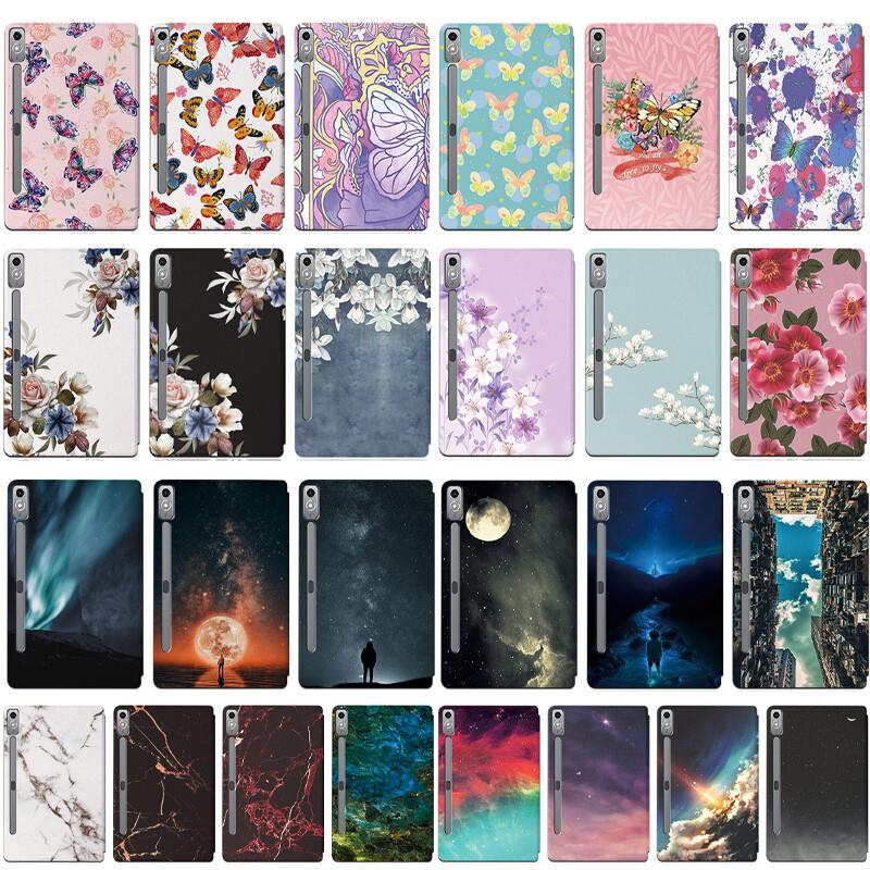 For Lenovo Tab P12 Tb370fu Tb371fc 12.7 Inch Shockproof Case Leather Stand Cover