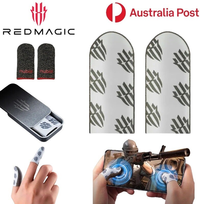 Redmagic Gaming Finger Sleeve Mobile Controllers Sweatproof Glove Thumb Cover Au