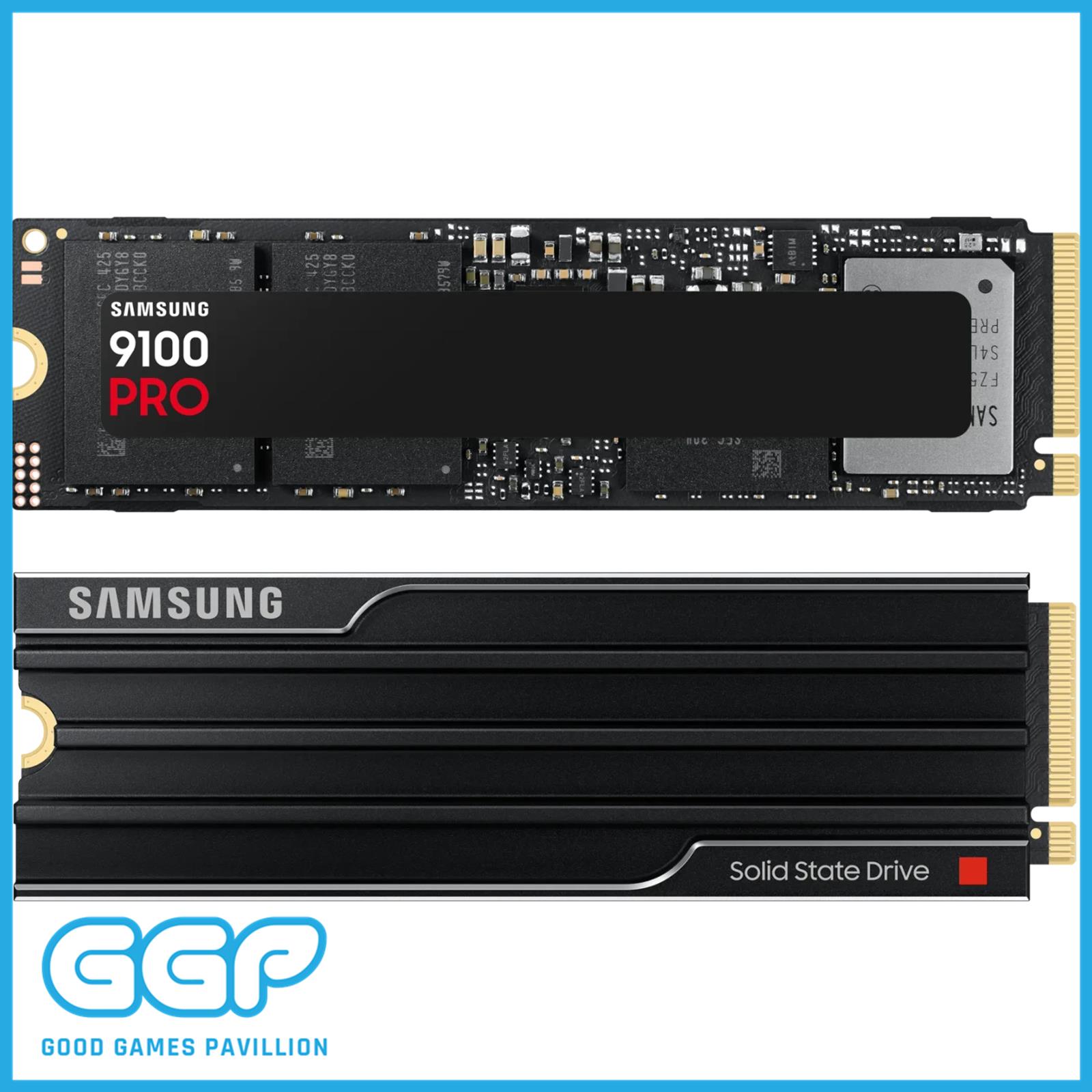 Samsung 1tb 2tb 4tb 9100 Ssd Heatsink M.2 Pcie 5.0 Internal Solid State Drives