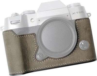 Camera Genuine Leather Half Case ,compatible With Fujifilm Fuji X-t50 Xt50 ,
