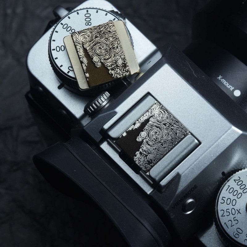 Metal Camera Hot Shoe Cover Star For Leica Sony A7c2 Canon Nikon Zfc Fuji Xt50