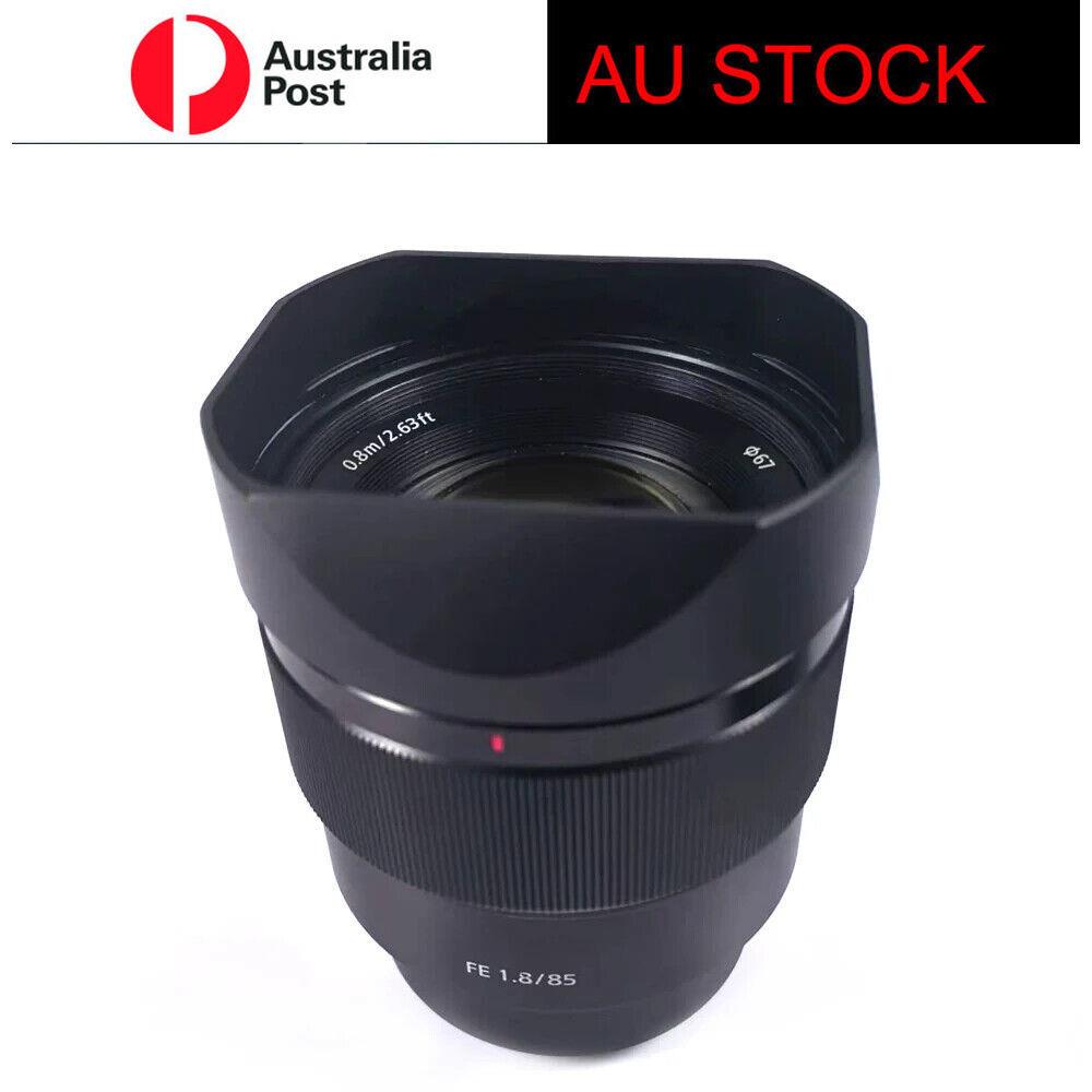 Metal Bayonet Square Lens Hood Fit For Sony Fe 85mm F1.8 Sel85f18 Fe1.8/85