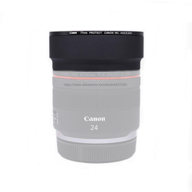 Len Hood Fit For Canon Rf 24mm F1.8 Macro Is Stm Eosr6r5 Rp Replace Ew-65b