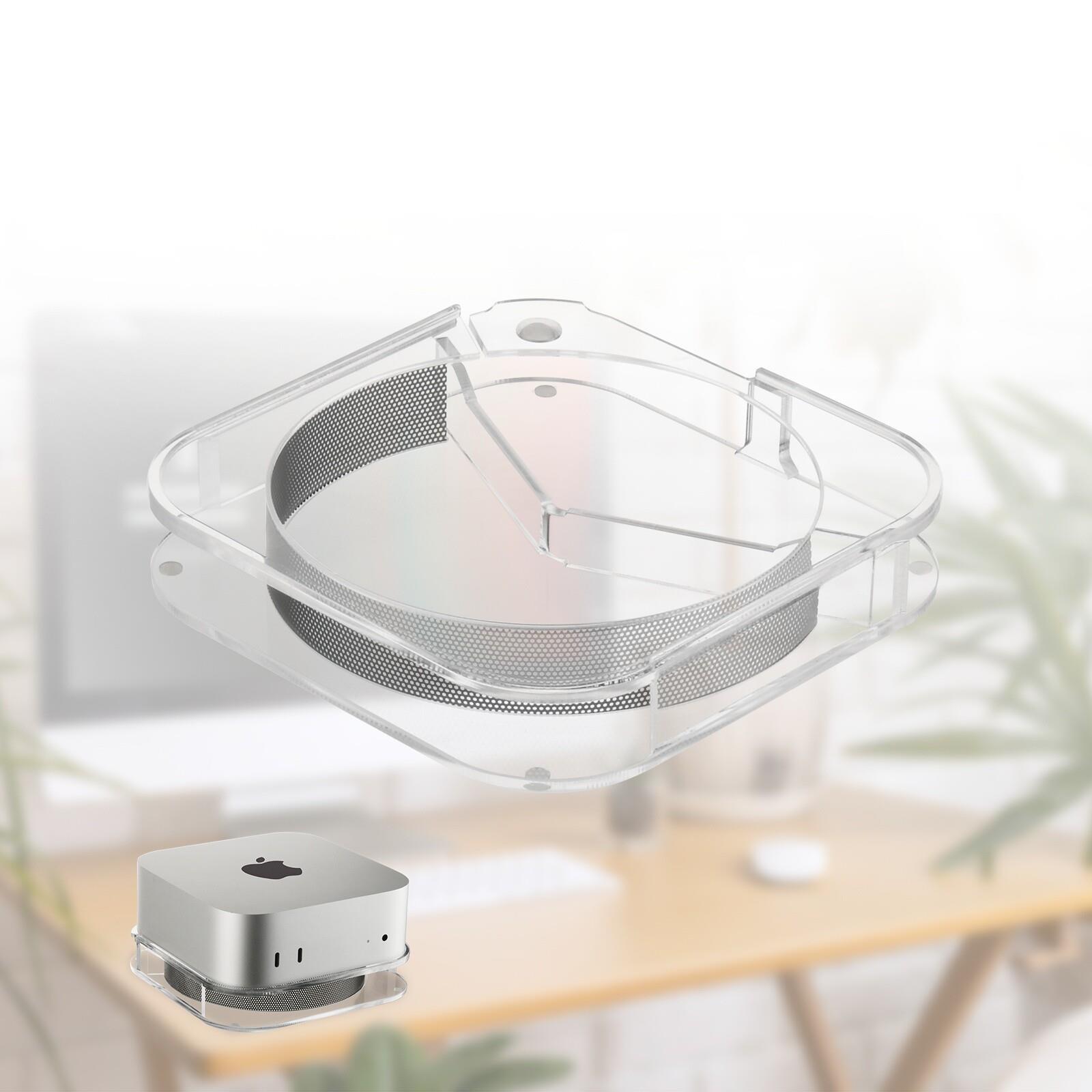 For Mac Mini M4 2024 Acrylic Dust Base